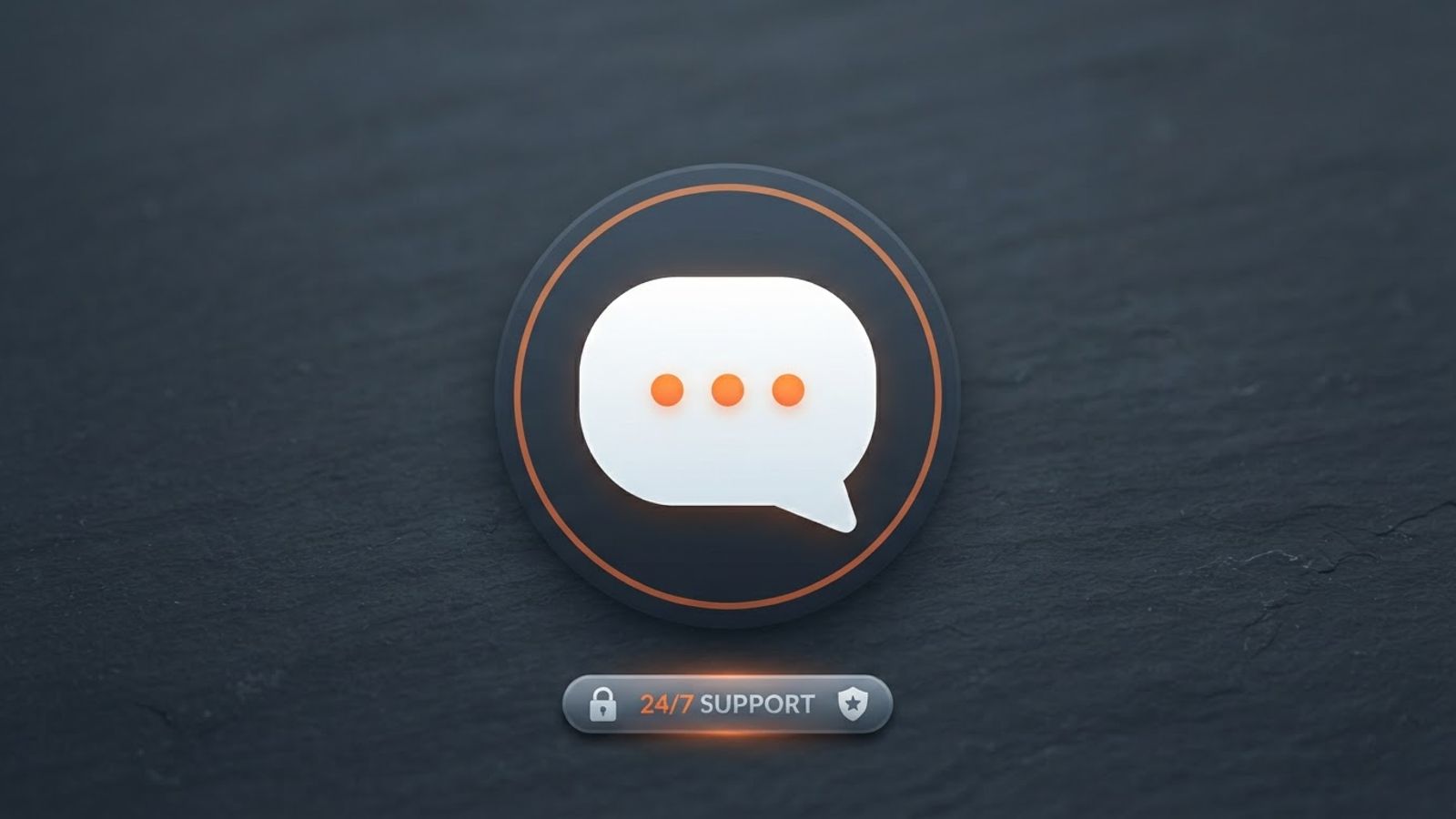 24/7 klantenservice ondersteuning badge