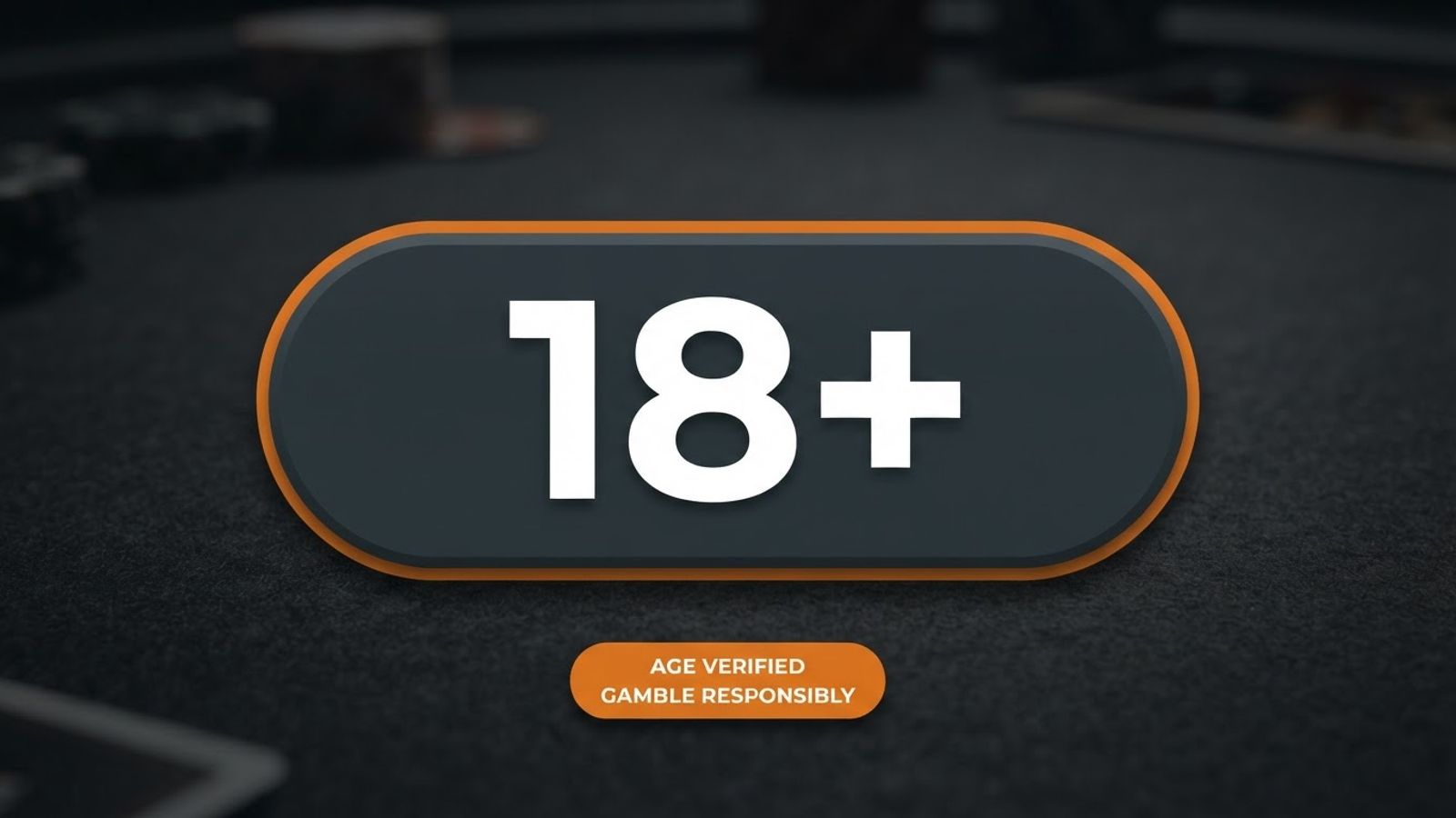18 plus leeftijdscontrole badge voor verantwoord spelen