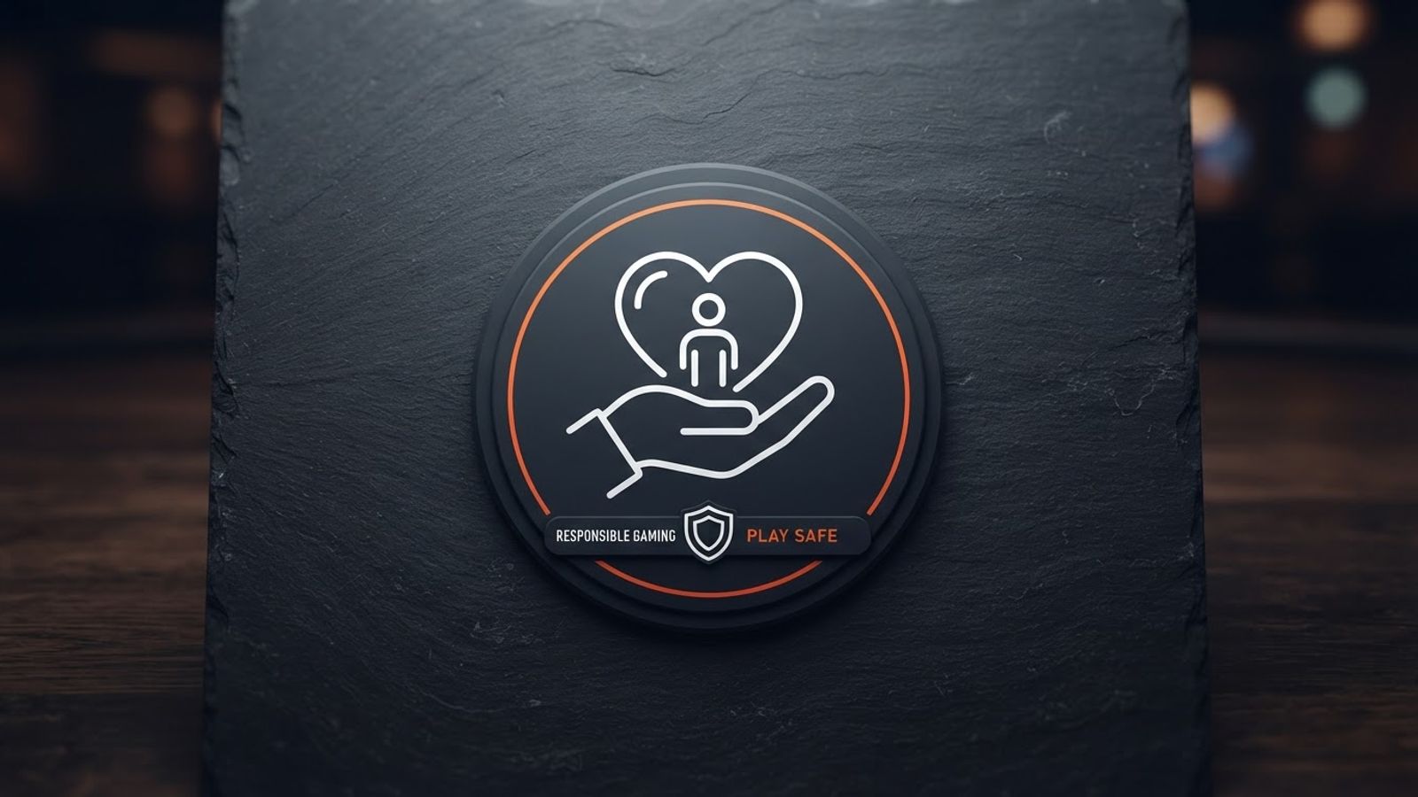 Verantwoord spelen bewustzijn badge