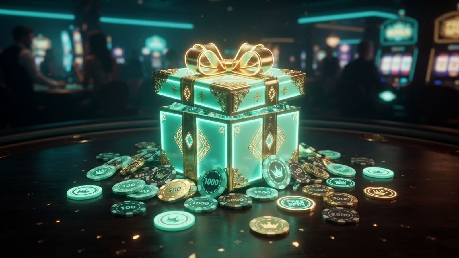 Welkomstbonus cadeau met goud en gratis spins bij WinPlace Casino